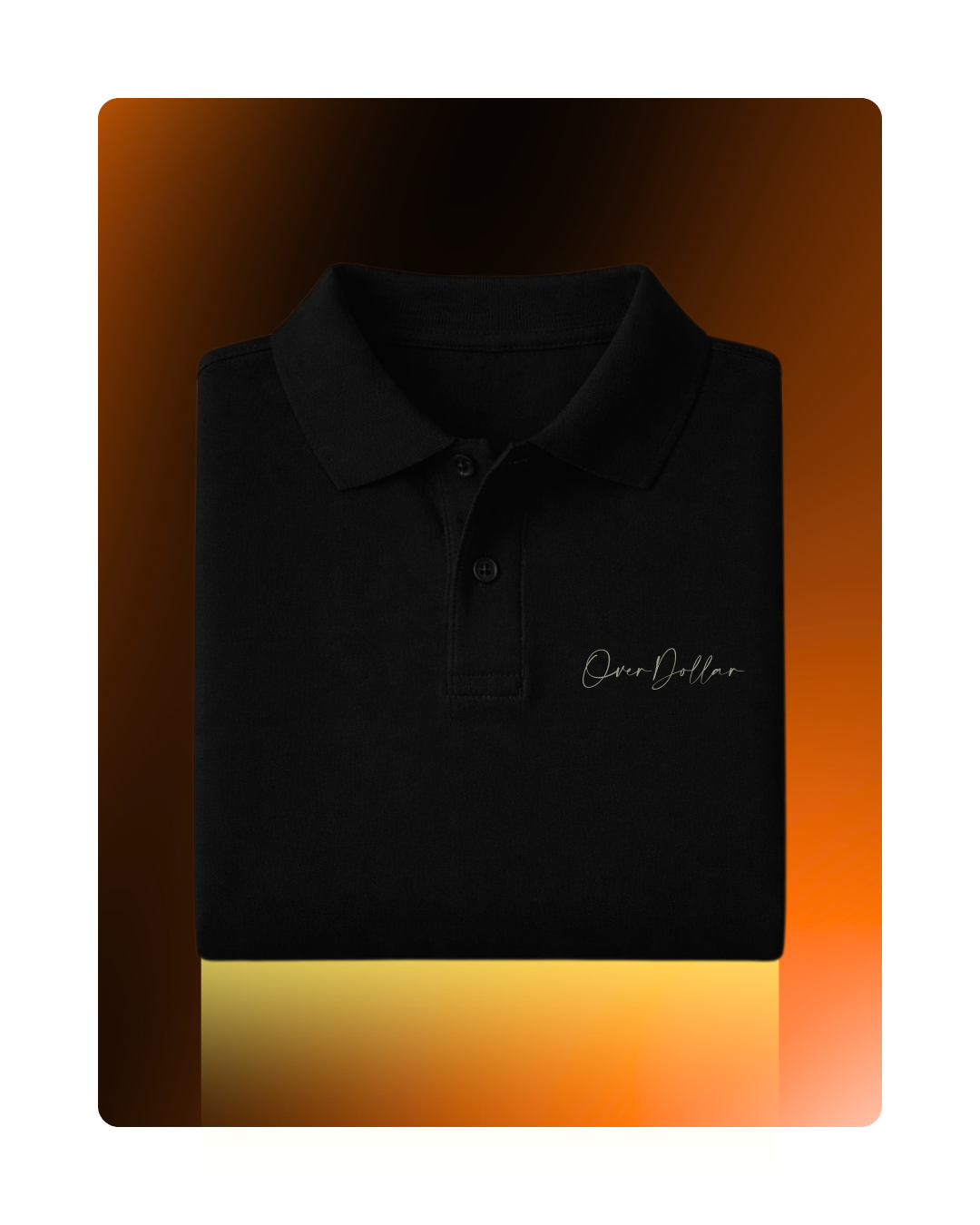 POLO CURSIVA - Preta